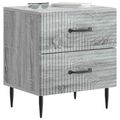 vidaXL Nočný stolík 2 ks Sivá sonoma 43 x 34,5 x 47,5 cm