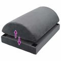 vidaXL 44 x 29 x 17 cm Pevný PU pena Sivá
