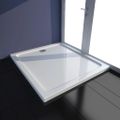 Obdĺžniková sprchová vanička z ABS, biela 80x90 cm