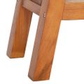 vidaXL Konzolový stolík 110x30x75 cm masívny mahagón