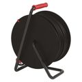 Predlžovací kábel EMOS P084503 PROFI na bubne 50m / 4 zás. / čierny / guma-neoprén / 230V / 2,5 mm2