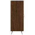vidaXL Komoda hnedý dub 34,5x34x90 cm spracované drevo