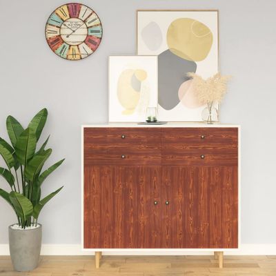 vidaXL Samolepiacia tapeta na nábytok akácia 500x90 cm PVC