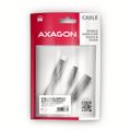 AXAGON ADA-HCPD, USB-C na 3.5mm jack - Hi-Res DAC audio adaptér, 384kHz/32bit, stereo, PD 60W 3A Adaptér, zvuková karta, USB-C 2.0 na 3,5mm jack + USB-C, DAC prevodník, 384kHz/32bit, 10cm, PD 60W, čierny