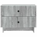 vidaXL Nočný stolík Sivá sonoma 62 x 34,5 x 47,5 cm Kompozitné drevo