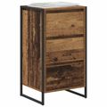 vidaXL Servírovacia skriňa Staré drevo 42 x 36 x 75.5 cm