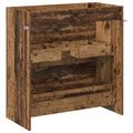 vidaXL Skriňa pod umývadlo do kúpeľne Staré drevo 78,5 x 37,5 x 81 cm