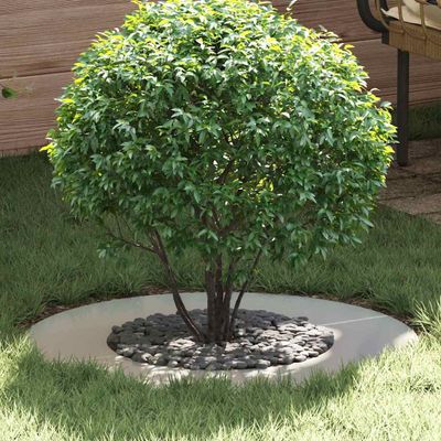 vidaXL vhodný pre plochý stromový krúžok Strieborná Ø40 / 70 cm