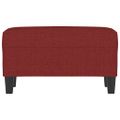 vidaXL Lavička vínovo-červená 70x35x41 cm látka