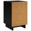 vidaXL Nočný stolík 2 pcs Čierna 33,5 x 34,5 x 50 cm Kompozitné drevo