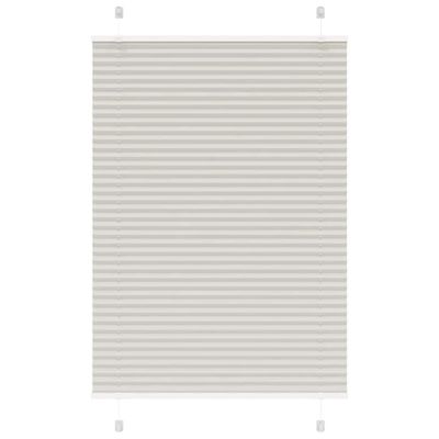 vidaXL plisovaná roleta svetlosivá 85x150 cm šírka látky 84,4 cm