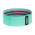 Sada látkových cvičebných pásov - Mini Band M, 27-55 kg, 3 látkové pásy, REBEL ACTIVE