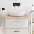 vidaXL Kúpeľňová doska 60x40x(2-6) cm neošetrený masív