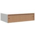 vidaXL Zásuvkové police nástenné 2 ks biele 40x23,5x10 cm MDF