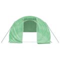 vidaXL Fóliovník s oceľovým rámom zelený 18 m² 6x3x2 m