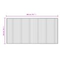 vidaXL Koberec obdĺžnikový bledý prírodný 100x200 cm bambus