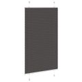 vidaXL plisovaná roleta čierna 80x150 cm Šírka látky 79,4 cm