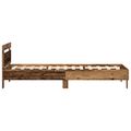 vidaXL Rám postele Staré drevo 75 x 190 cm Kompozitné drevo