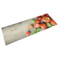 vidaXL Kuchynský koberec, prateľný, Paradajky 45x150 cm, zamat