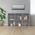vidaXL Knižnica/komoda sivá sonoma 66x30x98 cm spracované drevo