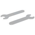 vidaXL Spanner 2 ks Strieborná 10 mm Železo