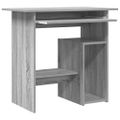 vidaXL Stôl sivý dub sonoma 80x45x74 cm spracované drevo