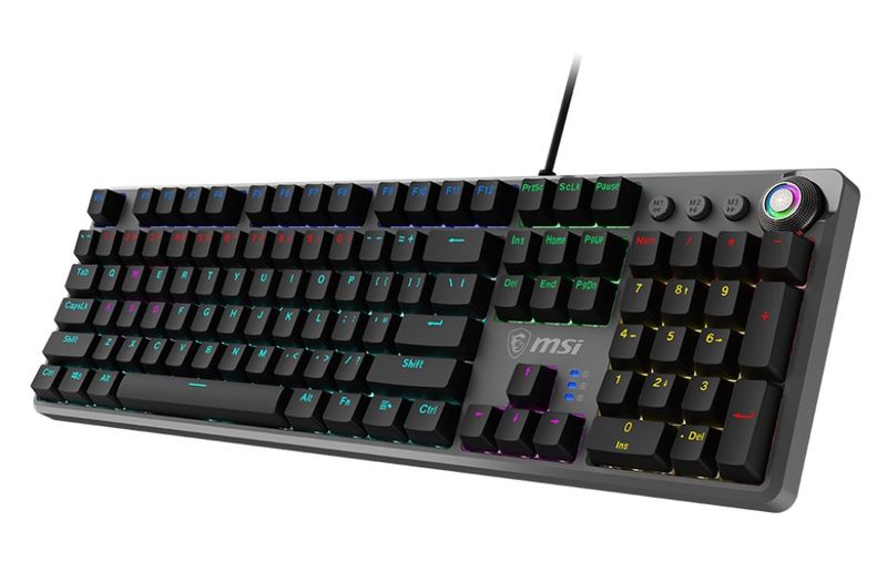 MSI herná klávesnica FORGE GK310 Red/ drôtová/ mechanická/ RGB podsvietenie/ USB/ CZ+SK layout