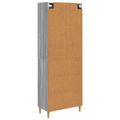 vidaXL Sada skríň 2 ks 66 x 34,5 x 90 cm Kompozitné drevo Sivý Sonoma