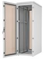 Triton 19" rozvaděč stojanový 32U/600x800 IP54,tříbod.z.,pro montáž chl.j. Rozvadec stojanový 32U, 800mm, plechové bocní i zadní kryty, sklenené dvere(levé), šedý