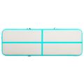 vidaXL Nafukovacia žinenka s pumpou 400x100x15 cm, PVC, zelená