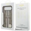 Puzdro Guess 4G Printed Stripes MagSafe pre iPhone 17 Air hnedá