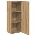 vidaXL TV nástenná skriňa 40,5 x 30 x 102 cm Remeselný dub