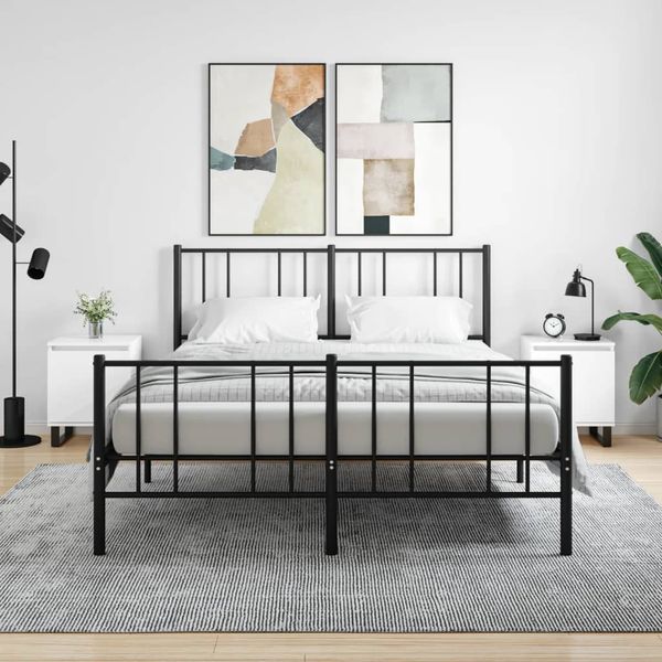 vidaXL Nočné skrinky 2 ks vysoký lesk biele 40x30x50 cm kompoz. drevo
