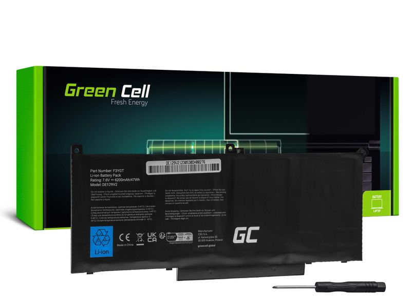 Green Cell DE129V2 batéria pre Dell Latitude 7280 7290 7380 7390 7480 7490