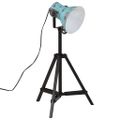 vidaXL Podlahová lampa 25 W šmuhovaná modrá 35x35x65/95 cm E27
