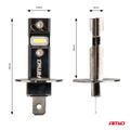 LED žiarovky hlavného svietenia Hybrid séria H3 6000K Canbus 60W AMIO-04113
