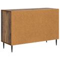 vidaXL Servírovacia skriňa so zásuvkou Staré drevo 89 x 34,5 x 60 cm