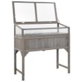 vidaXL Vyvýšený záhon so skleníkom 110x54x120 cm masívne jedľové drevo