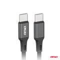 Kábel 'USB-C na USB-C 60W 100cm FullLINK AMIO-03902'