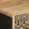 vidaXL Highboard 60x33,5x100 cm Masívne hrubé drevo Mango