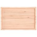 vidaXL Stolová doska 100x60x(2-4) cm neošetrený masív živé hrany