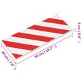 vidaXL Chrániče na steny 6 ks červeno-biele 50x20x2 cm EVA pena