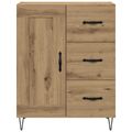 vidaXL Servírovacia skriňa Remeselný Dub 69,5 x 34 x 90 cm