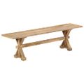 vidaXL Lavička do chodby 160x35x45 cm masívne mangovníkové drevo