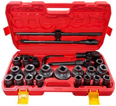 Sada nástrčných hlavic MECHANIC WRENCH SET 3, heavy-duty, 26 ks SIXTOL