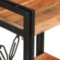 vidaXL Knižnica s 3 policami 60x30x80 cm akáciový masív