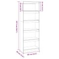 vidaXL Knižnica/deliaca stena 60x30x167,5 cm masívna borovica