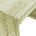 vidaXL Barový stôl 130x60x110 cm, impregnovaná borovica