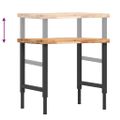 vidaXL Pracovný stôl 80x60x(73-99,5) cm masívna akácia obdĺžnik