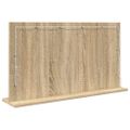 vidaXL Toaletné zrkadlo Sonoma dub 80 x 45 x 18 cm Obdĺžnikový